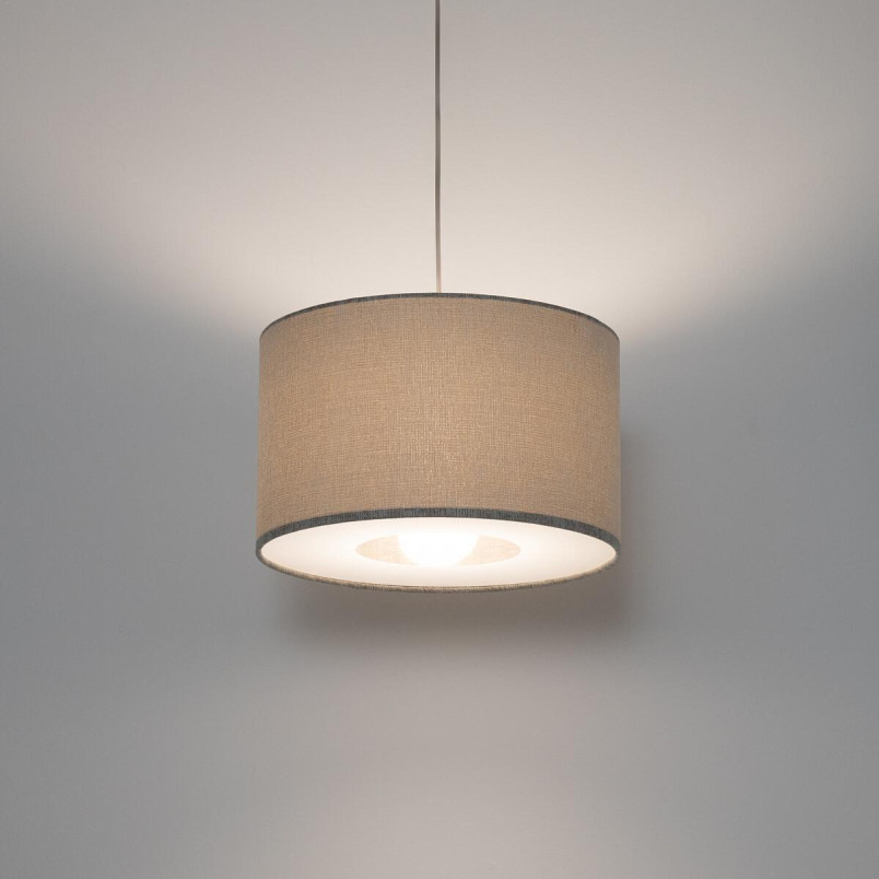 Lampa wisząca z beżowym abażurem Cedro 40cm Nowodvorski