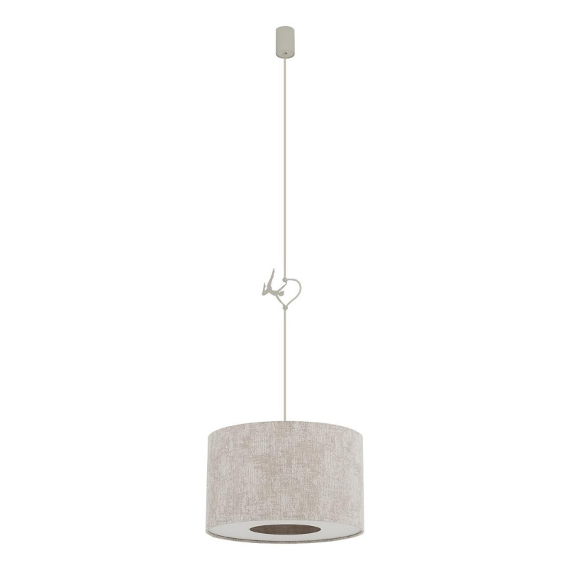 Lampa wisząca z beżowym abażurem Cedro 40cm Nowodvorski