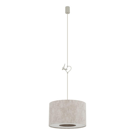 Lampa wisząca z beżowym abażurem Cedro 40cm Nowodvorski