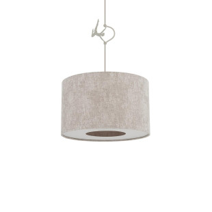 Lampa wisząca z beżowym abażurem Cedro 40cm Nowodvorski