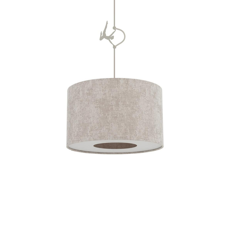 Lampa wisząca z beżowym abażurem Cedro 40cm Nowodvorski