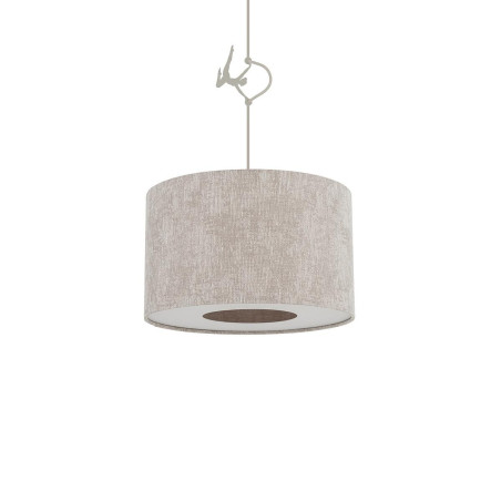Lampa wisząca z beżowym abażurem Cedro 40cm Nowodvorski