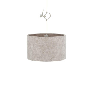 Lampa wisząca z beżowym abażurem Cedro 40cm Nowodvorski