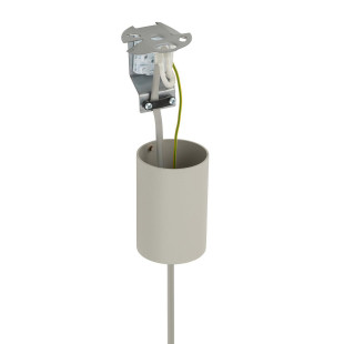 Lampa wisząca z beżowym abażurem Cedro 40cm Nowodvorski