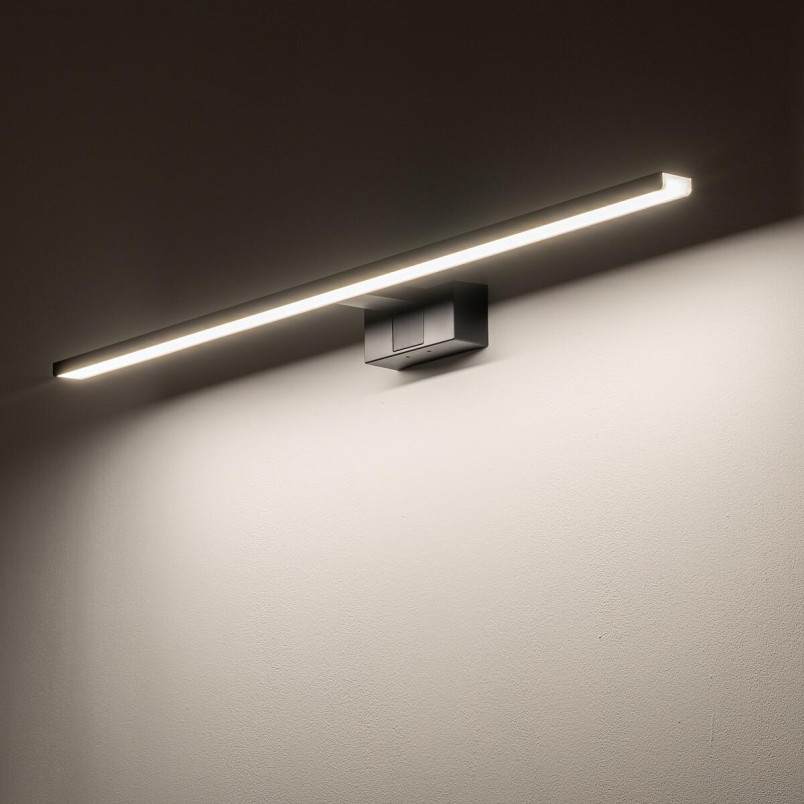 Kinkiet podłużny łazienkowy Cezanne 80cm LED 3000K czarny Nowodvorski