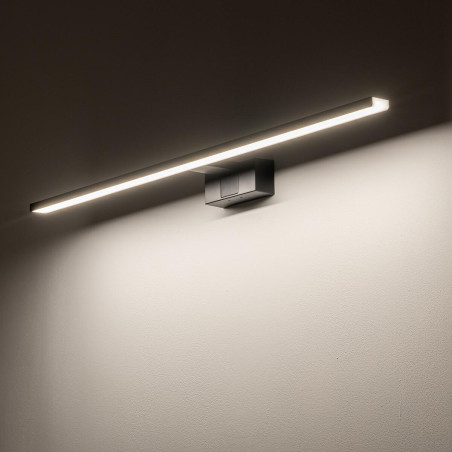 Kinkiet podłużny łazienkowy Cezanne 80cm LED 3000K czarny Nowodvorski