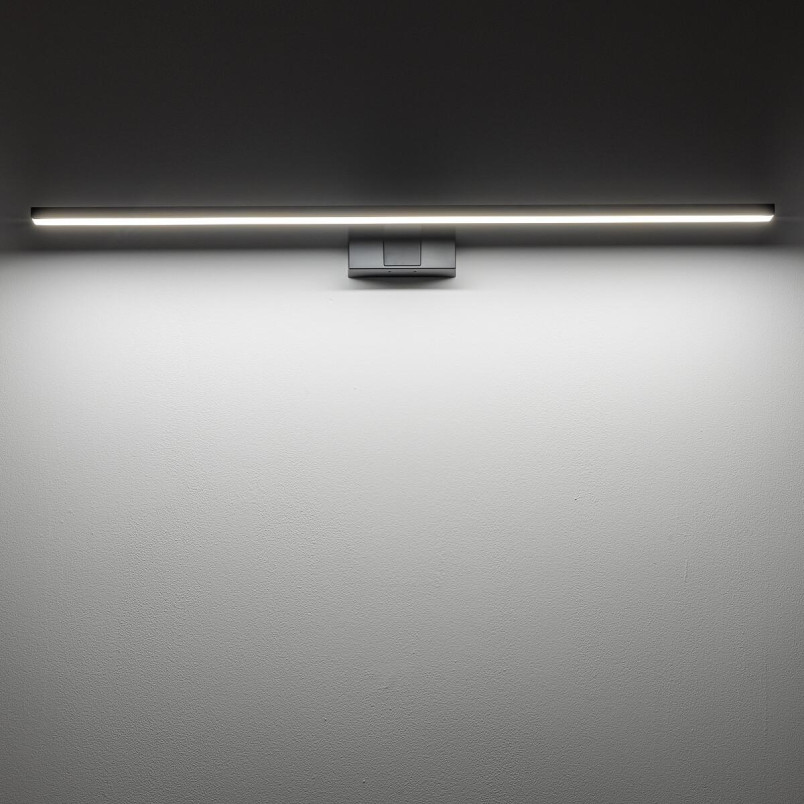 Kinkiet podłużny łazienkowy Cezanne 80cm LED 4000K czarny Nowodvorski