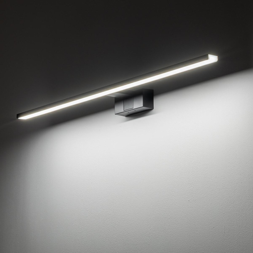 Kinkiet podłużny łazienkowy Cezanne 80cm LED 4000K czarny Nowodvorski
