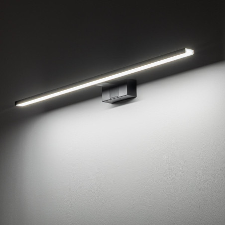 Kinkiet podłużny łazienkowy Cezanne 80cm LED 4000K czarny Nowodvorski