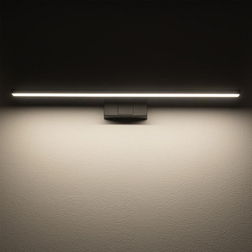 Kinkiet podłużny łazienkowy Cezanne 60cm LED 3000K czarny Nowodvorski