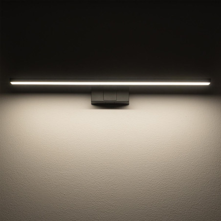 Kinkiet podłużny łazienkowy Cezanne 60cm LED 3000K czarny Nowodvorski