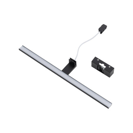 Kinkiet podłużny łazienkowy Cezanne 60cm LED 3000K czarny Nowodvorski