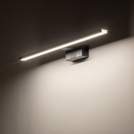 Kinkiet podłużny łazienkowy Cezanne 60cm LED 3000K czarny Nowodvorski