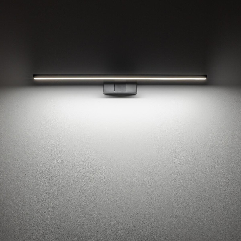Kinkiet podłużny łazienkowy Cezanne 60cm LED 4000K czarny Nowodvorski