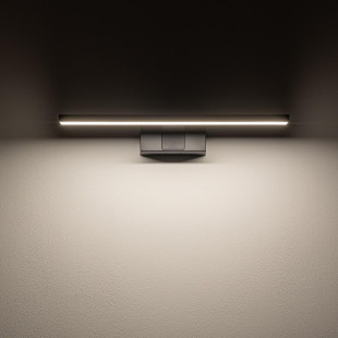 Kinkiet podłużny łazienkowy Cezanne 40cm LED 3000K czarny Nowodvorski