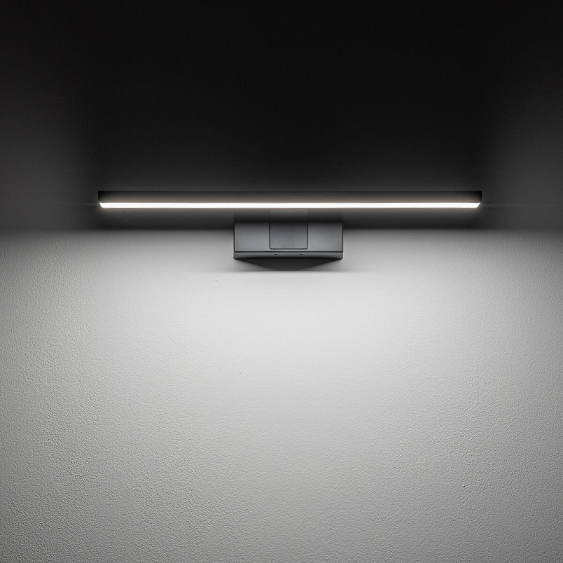 Kinkiet podłużny łazienkowy Cezanne 40cm LED 4000K czarny Nowodvorski