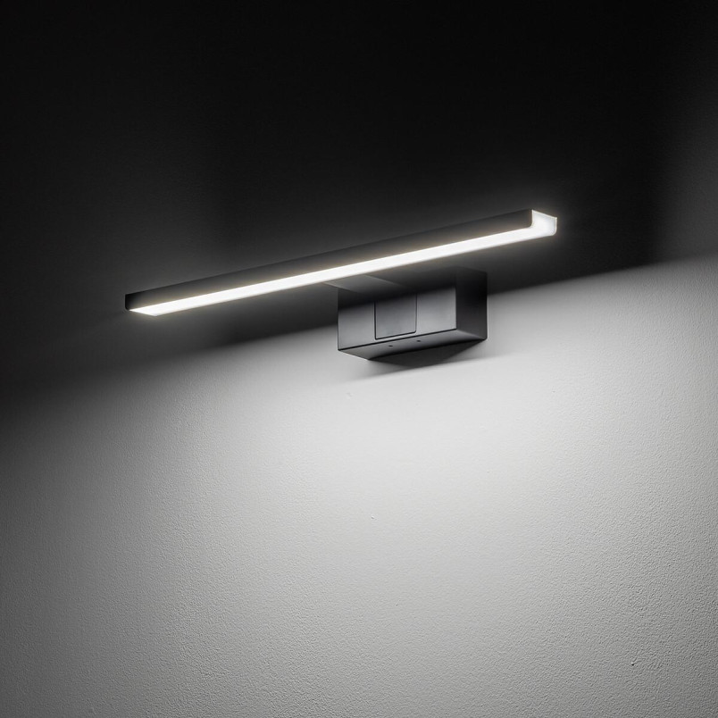 Kinkiet podłużny łazienkowy Cezanne 40cm LED 4000K czarny Nowodvorski