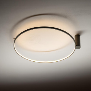 Kinkiet / plafon okrągły nowoczesny Circolo LED 3000K 60cm oliwkowy Nowodvorski