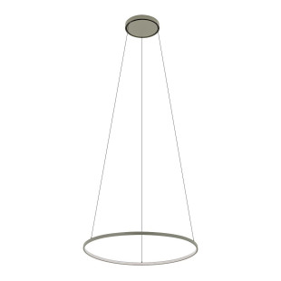 Lampa wisząca okrągła nowoczesna Circolo Horizontal LED 3000K 60cm oliwkowa Nowodvorski