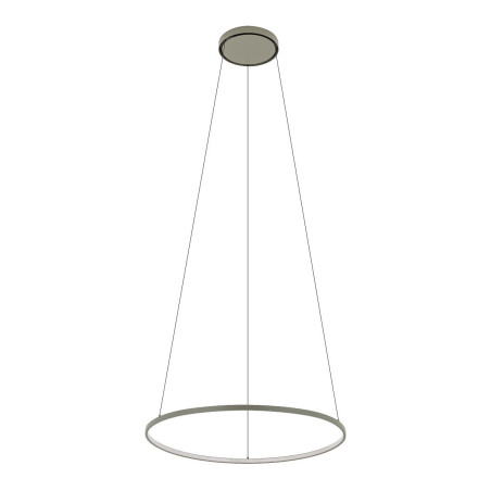 Lampa wisząca okrągła nowoczesna Circolo Horizontal LED 3000K 60cm oliwkowa Nowodvorski