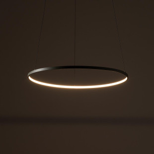 Lampa wisząca okrągła nowoczesna Circolo Horizontal LED 3000K 60cm oliwkowa Nowodvorski