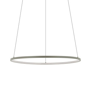 Lampa wisząca okrągła nowoczesna Circolo Horizontal LED 3000K 60cm oliwkowa Nowodvorski
