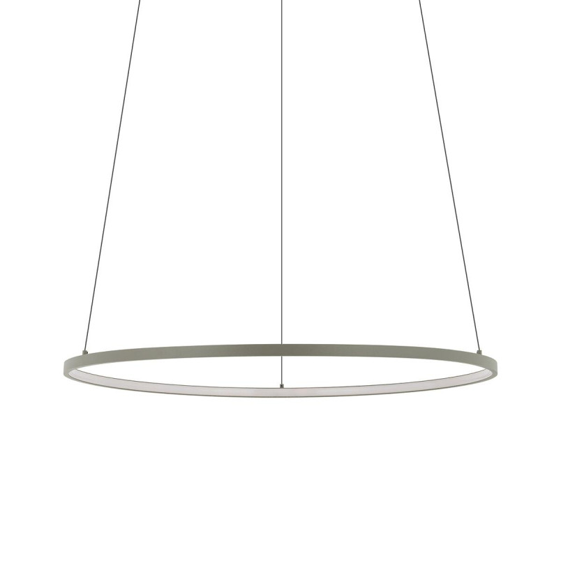 Lampa wisząca okrągła nowoczesna Circolo Horizontal LED 3000K 60cm oliwkowa Nowodvorski