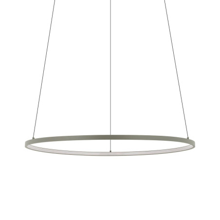 Lampa wisząca okrągła nowoczesna Circolo Horizontal LED 3000K 60cm oliwkowa Nowodvorski