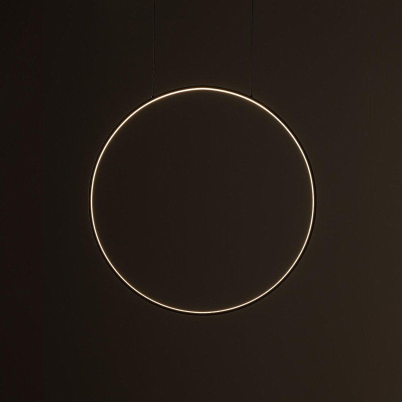 Lampa wisząca okrągła nowoczesna Circolo LED 3000K 60cm oliwka Nowodvorski