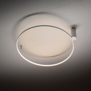 Kinkiet / plafon okrągły nowoczesny Circolo LED 3000K 60cm biały Nowodvorski