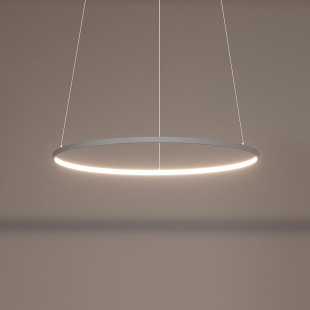 Kinkiet / plafon okrągły nowoczesny Circolo LED 3000K 60cm biały Nowodvorski