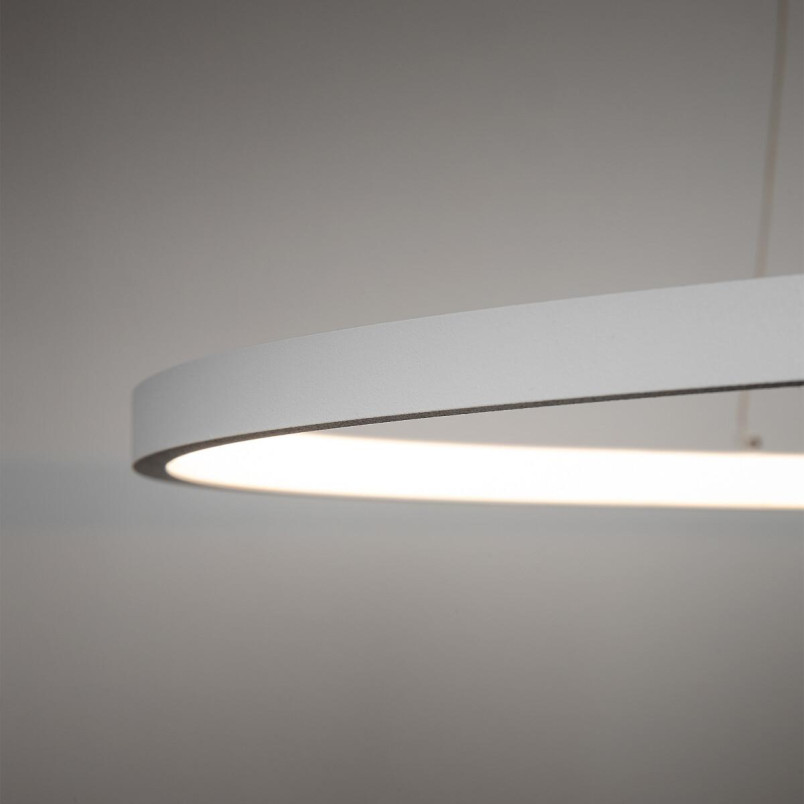 Kinkiet / plafon okrągły nowoczesny Circolo LED 3000K 60cm biały Nowodvorski