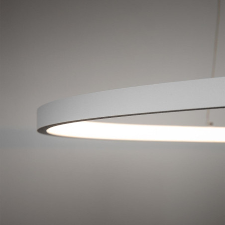 Kinkiet / plafon okrągły nowoczesny Circolo LED 3000K 60cm biały Nowodvorski