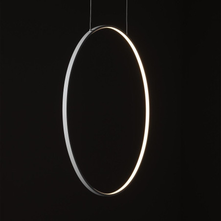 Lampa wisząca okrągła nowoczesna Circolo LED 3000K 60cm biała Nowodvorski