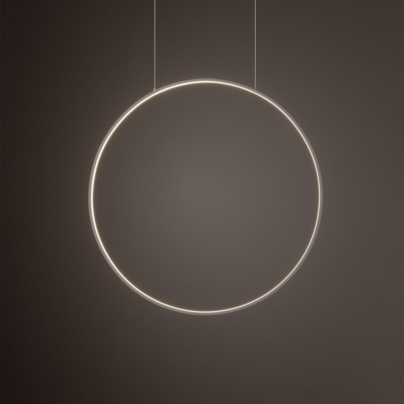 Lampa wisząca okrągła nowoczesna Circolo LED 3000K 60cm biała Nowodvorski