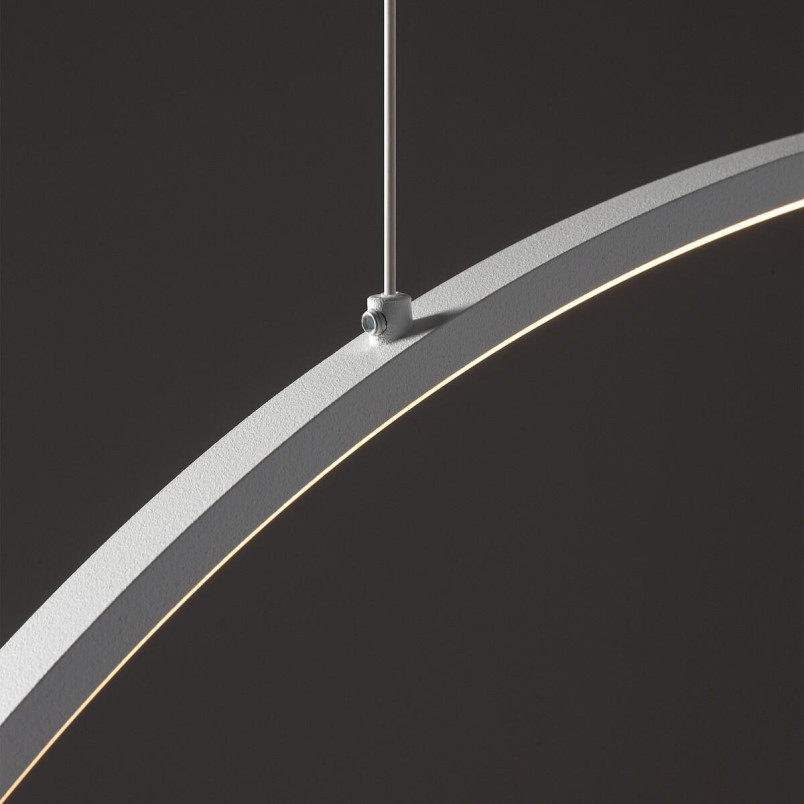 Lampa wisząca okrągła nowoczesna Circolo LED 3000K 60cm biała Nowodvorski
