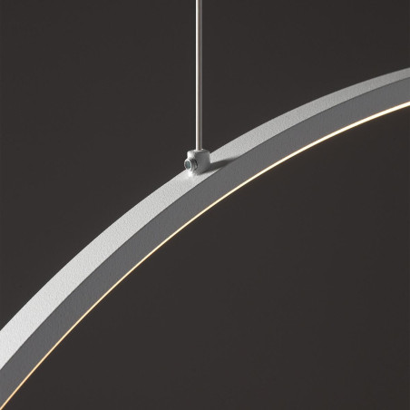 Lampa wisząca okrągła nowoczesna Circolo LED 3000K 60cm biała Nowodvorski