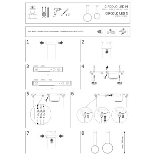 Lampa wisząca okrągła nowoczesna Circolo LED 3000K 60cm biała Nowodvorski