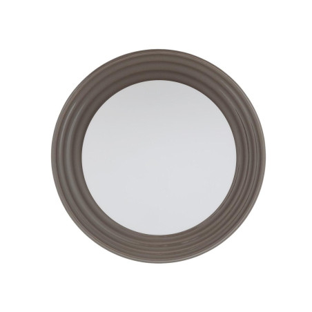 Kinkiet okrągły ceramiczny ze szklaną kulą Clay 22cm biały / brąz Nowodvorski