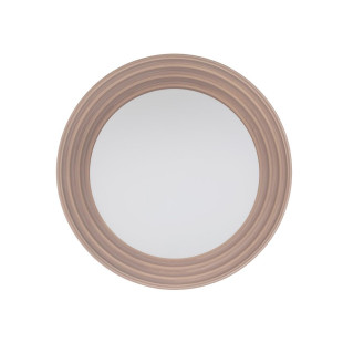 Kinkiet okrągły ceramiczny ze szklaną kulą Clay 22cm biały / róż Nowodvorski