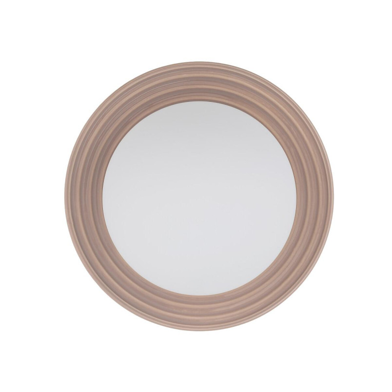 Kinkiet okrągły ceramiczny ze szklaną kulą Clay 22cm biały / róż Nowodvorski