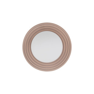 Kinkiet okrągły ceramiczny ze szklaną kulą Clay 22cm biały / róż Nowodvorski