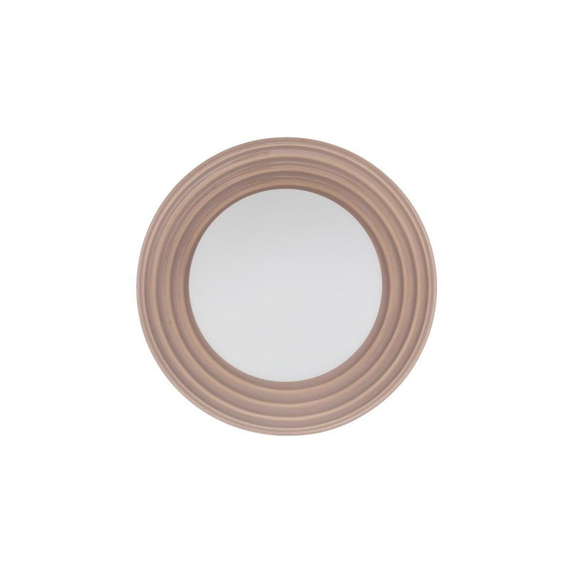 Kinkiet okrągły ceramiczny ze szklaną kulą Clay 22cm biały / róż Nowodvorski