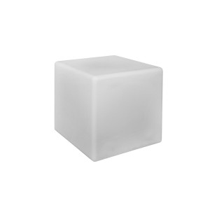 Lampa ogrodowa kostka Cumulus Cube 59cm biała Nowodvorski