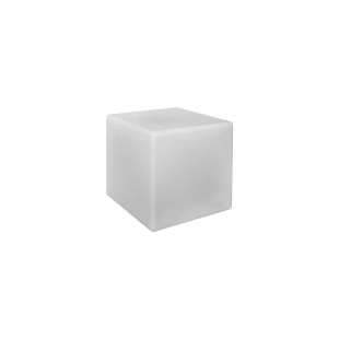 Lampa ogrodowa kostka Cumulus Cube 38,5cm biała Nowodvorski