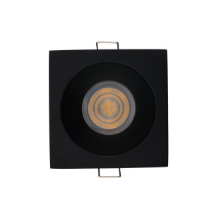 Lampa spot kwadratowa - podtynkowa Delta IP54 8,5cm czarna Nowodvorski