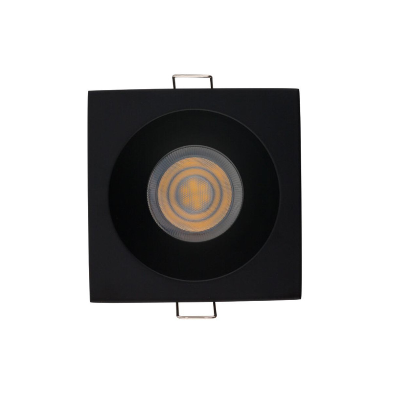 Lampa spot kwadratowa - podtynkowa Delta IP54 8,5cm czarna Nowodvorski