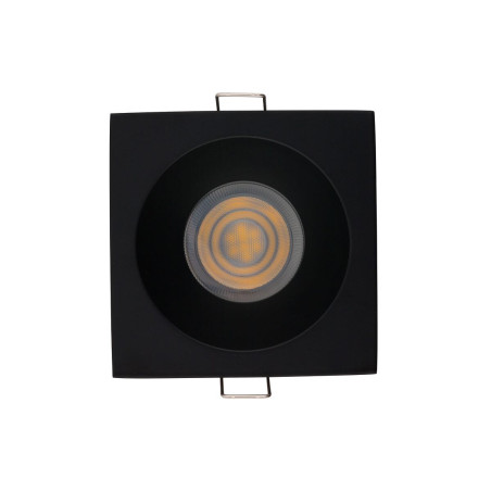 Lampa spot kwadratowa - podtynkowa Delta IP54 8,5cm czarna Nowodvorski