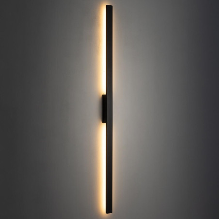 Kinkiet pionowy zewnętrzny Demi 144cm LED 3000K IP54 czarny Nowodvorski