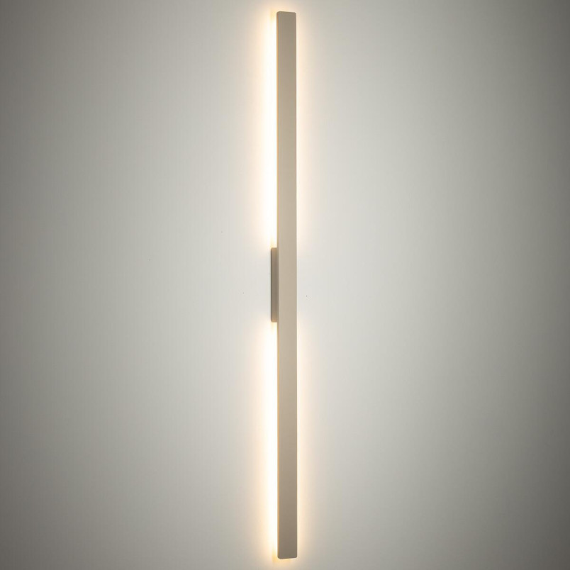 Kinkiet pionowy zewnętrzny Demi 144cm LED 3000K IP54 piaskowy Nowodvorski